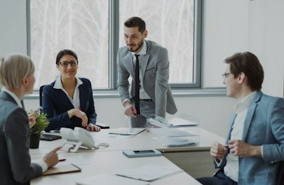 Team professional meeting